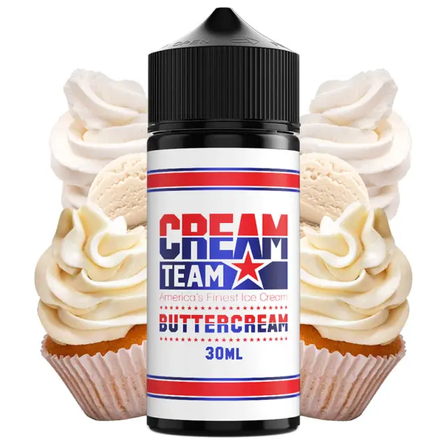 Cream Team Buttercream 30ml (120ml) - Kings Crest Flavorshots