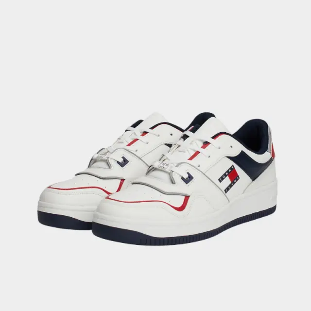 Tommy Hilfiger - Ανδρικά Sneakers Retro Basket EM0EM01463-XLC Λευκό - 46 2