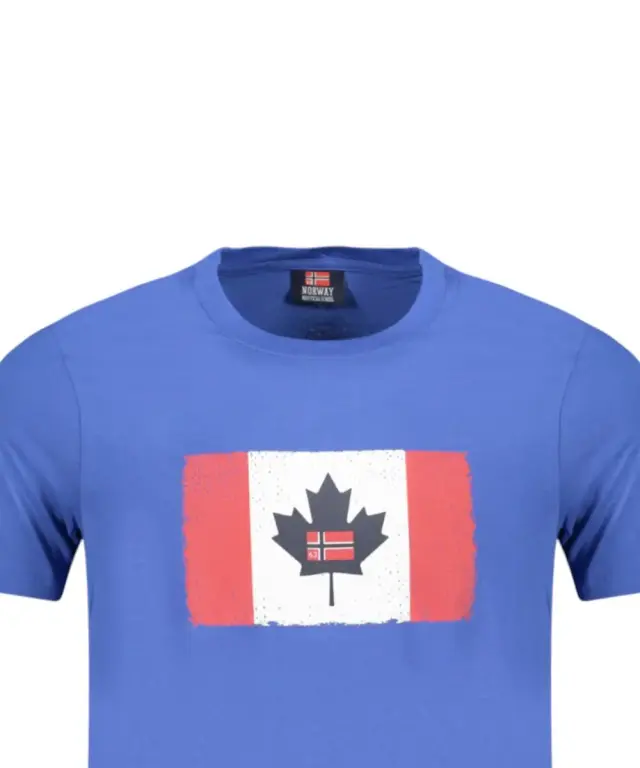 Norway Nautical School - Ανδρικό T-shirt Κοντομάνικο 856040-BLUETT Μπλε 3