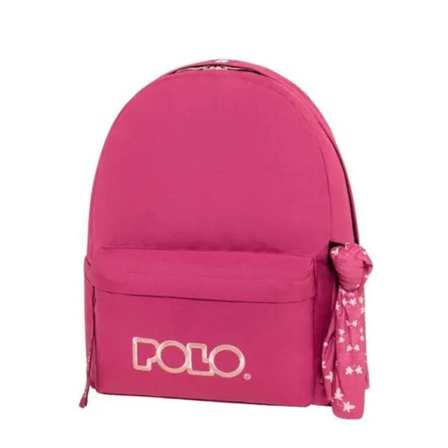 POLO ΣΑΚΙΔΙΟ ORIGINAL SCARF DARK FUCHIA/LIGHT PINK-ΣΚΟΥΡΟ ΦΟΥΞΙΑ/ΑΝΟΙΧΤΟ ΡΟΖ