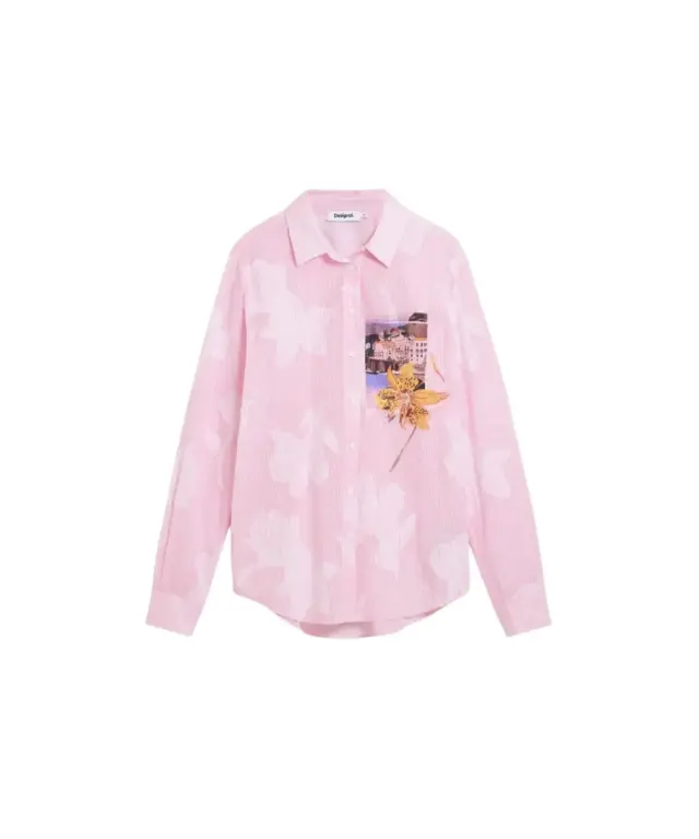 Desigual - Γυναικείο Πουκάμισο Pinkjac 26SWCW12-3049 Ροζ