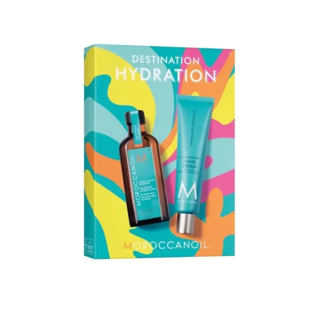 Moroccanoil Destination Hydration (Treatment 100ml, Hand Cream 100ml)