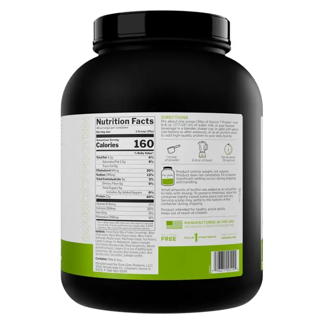 Rule1 Source 7 Protein Pistachio Ice Cream, 4 lbs 2