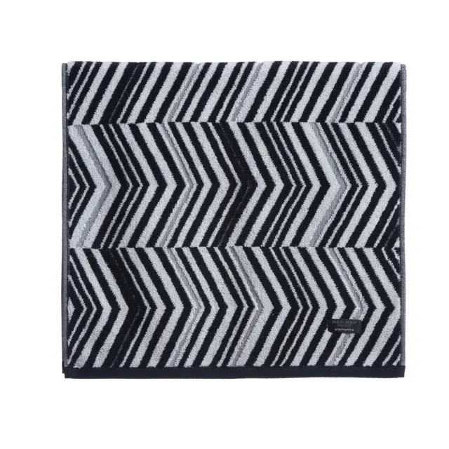 Πετσέτα Σώματος Nef-Nef Armin Grey/Black 70x140