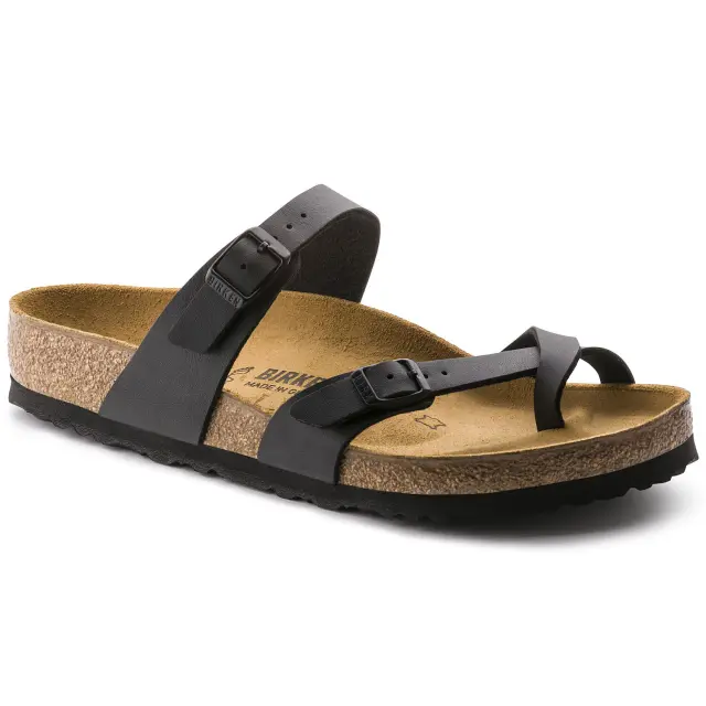 Ανατομικές Παντόφλες Birkenstock Mayari Black Birko-Flor 0071791 Regular Fit Μαύρο - 38 2