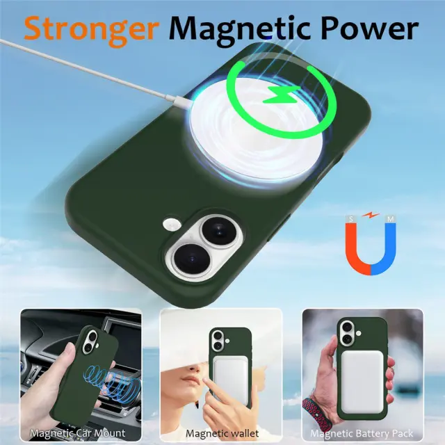 MagSafe Θήκη για iPhone 17- Dark Green OEM 2