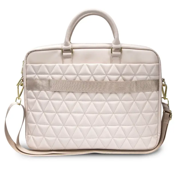 Guess Quilted Bag for Notebook 15" Pink 3