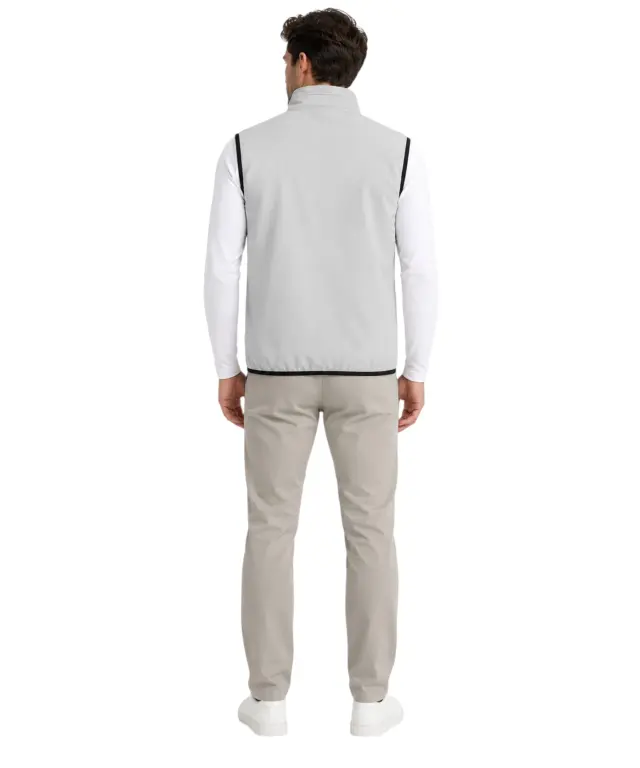Norway Nautical School - Ανδρικό Αμάνικο Softshell Μπουφάν 849140-ICEBER Γκρι Ανοιχτό 3