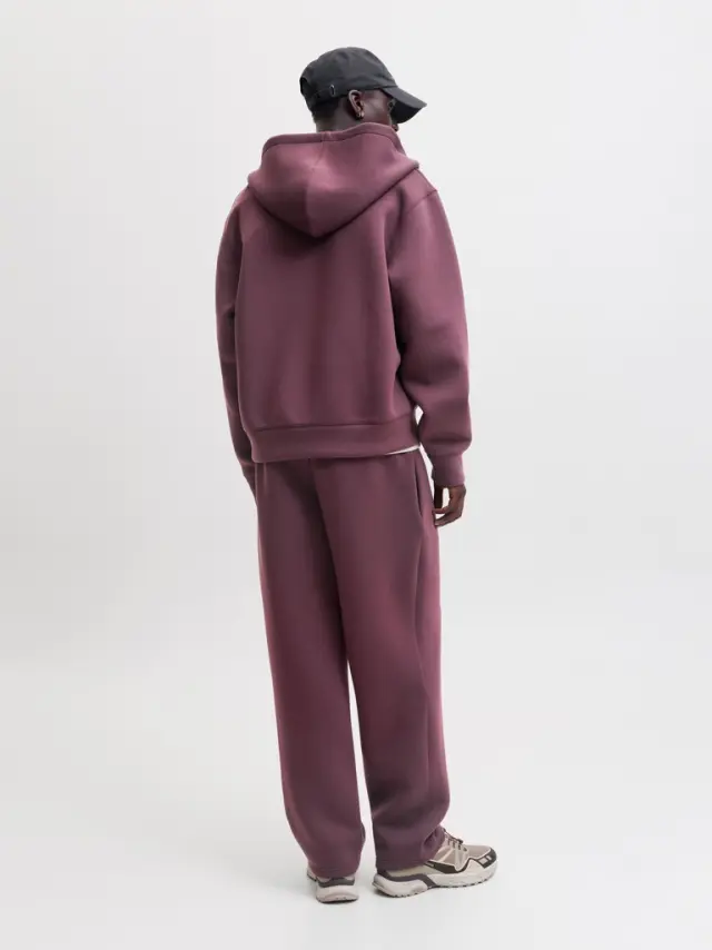 JCOLEGACY SWEAT SCUBA ZIP HOOD NOOS - Fudge 2