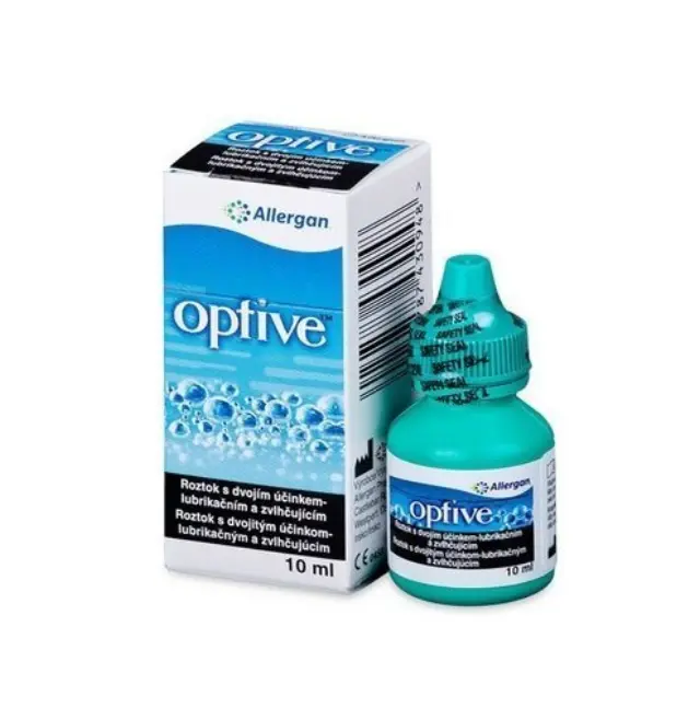 Allergan Optive Lubricant Eye Drops Λιπαντικές Οφθαλμικές Σταγόνες, 10ml