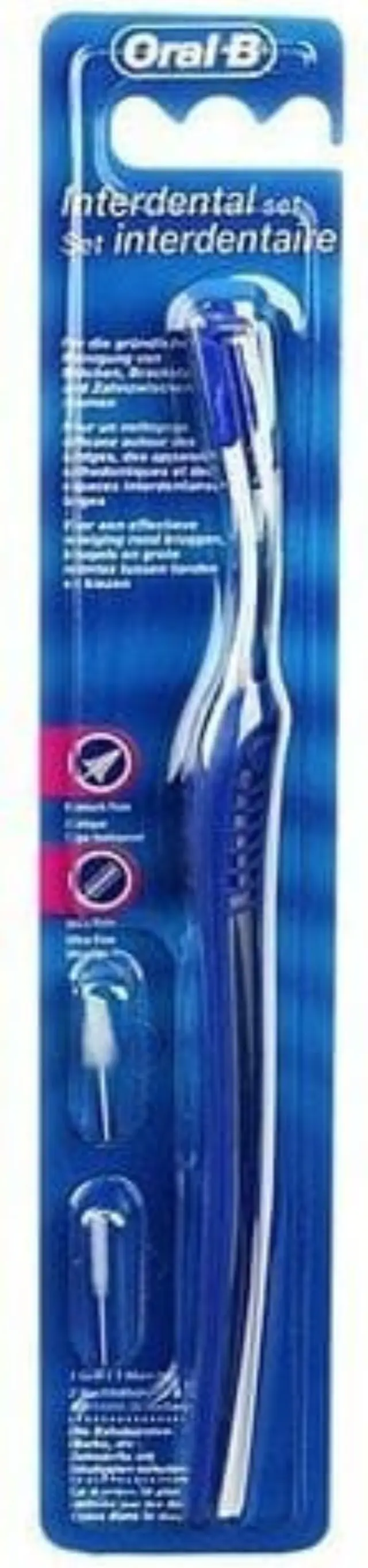 Oral B Interdental Set Λαβή & Βουρτσάκι Conico Fine & Βουρτσάκι Ultra Fine