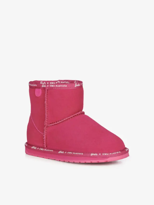 Emu Μποτάκια Παιδικό δέρμα Ροζ EMU/13153 BARBIE PINK - 27 2