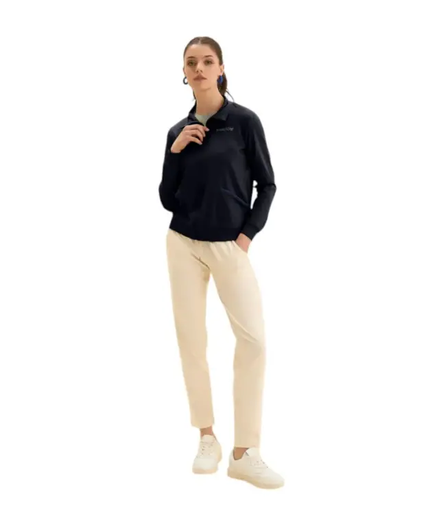 Freddy - Γυναικεία Ζακέτα High-Νecked In Stretch S26WCRS4-B109 Μπλε Ναυτικό 3
