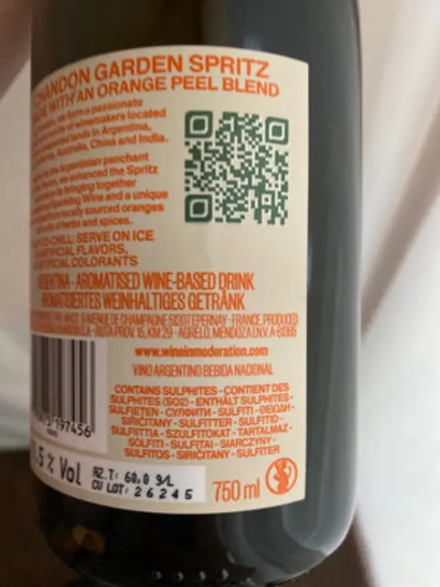 CHANDON GARDEN SPRITZ 750ml 3