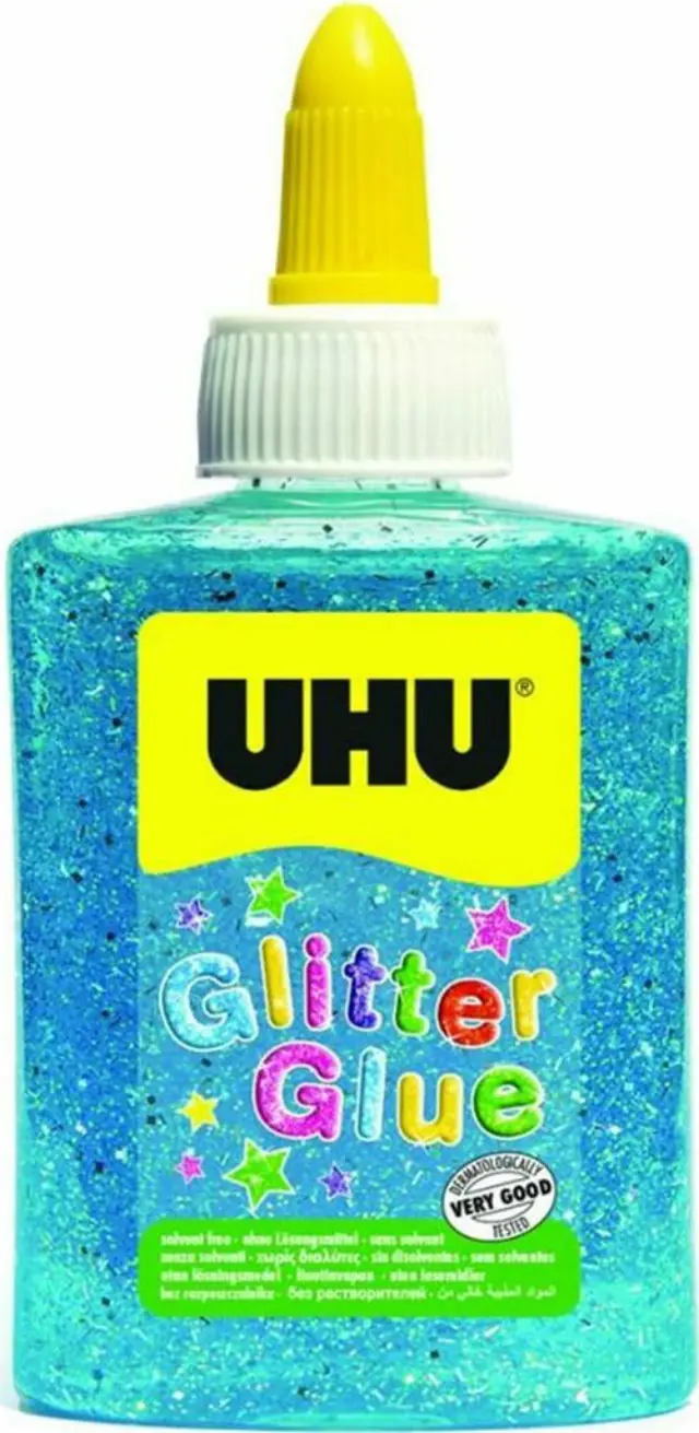 UHU Glitter Glue Χρυσόκολλα 90ml Μπλε/ 49981 (UHU)