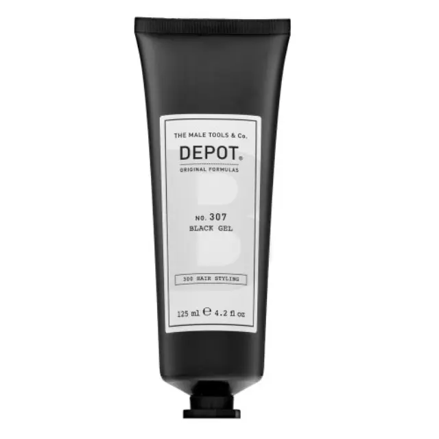 Depot No. 307 Black Gel styling gel for dark hair 125 ml
