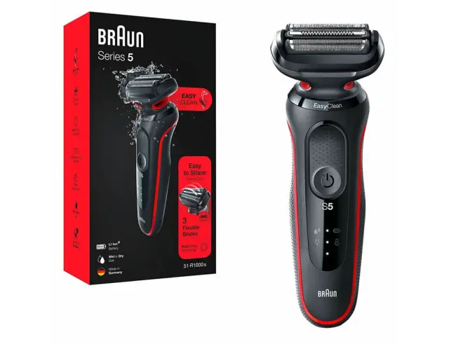 Επαναφορτιζόμενη Ξυριστική Μηχανή Braun Series 5 51-R1200sS5 51-R1200s