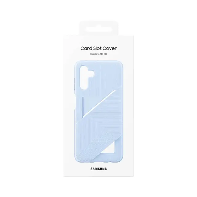 Θήκη Σιλικόνης Με Υποδοχή Για Κάρτα Samsung EF-OA136 Card Slot Cover Για Samsung Galaxy A13 5G Arctic Blue 2
