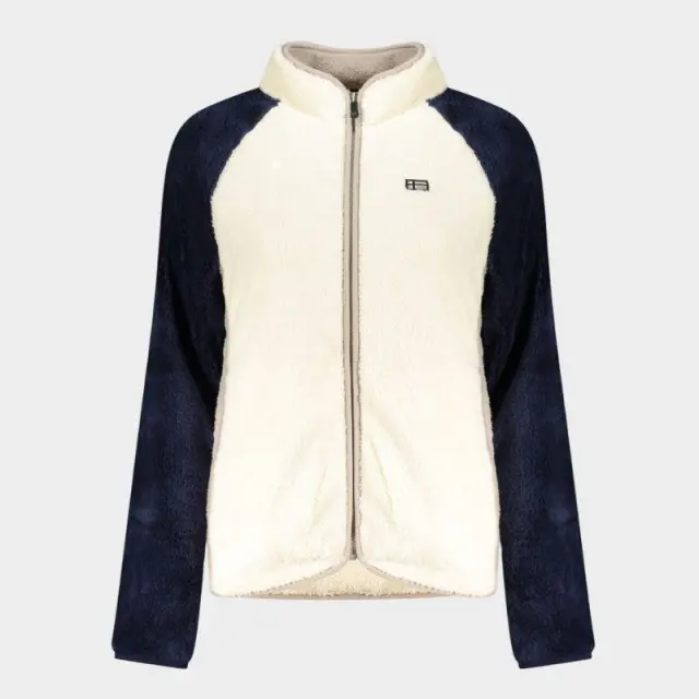 Norway Nautical School - Γυναικεία Ζακέτα Fleece Φούτερ 859903-OFFWHI Ιβουάρ/Μπλε - 2XL