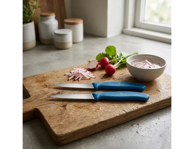 Σετ Μαχαίρια Γενικής Χρήσης Victorinox Swiss Classic με μήκος λεπίδας 8cm - Blue - 2 τεμάχια6.7692.2C1