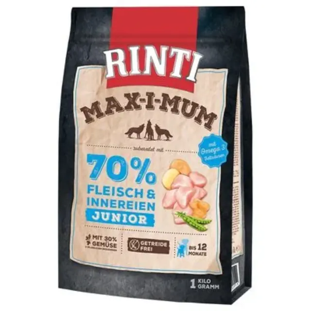 Rinti Max-i-mum Junior κοτόπουλο 1kg