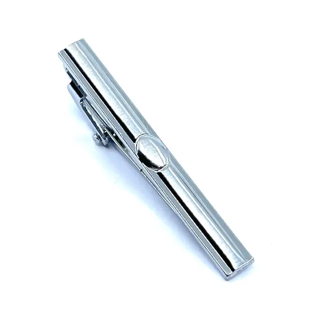 Σχεδιαστικό Ασημί Κλιπ Γραβάτας 5 cm – LGTC-T5/2 3