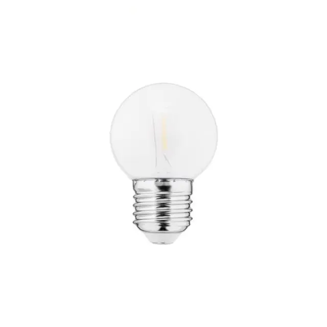 LED Bulb 1W E27 G45 240V 25Lm 2700K PC frosted FILAMENT