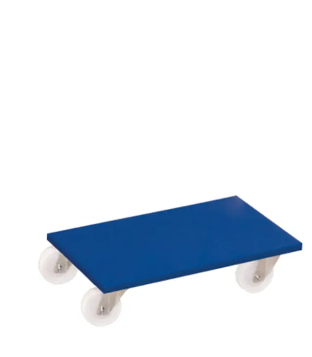 Variofit mh-934.003 Πλατφόρμα Μεταφοράς Φορτίων με Περιστρεφόμενους Τροχούς για Φορτίο Βάρους ως 500kg