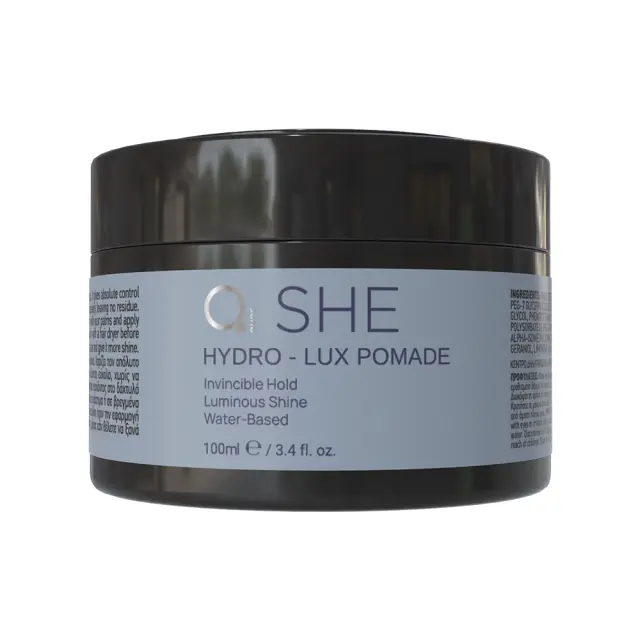 100ml Hydro lux Water Pomade Shine Finish Firm Hold