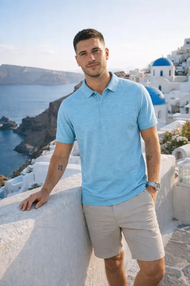 Μπλούζα Polo Noshame® Sky Blue - 112604 - XL