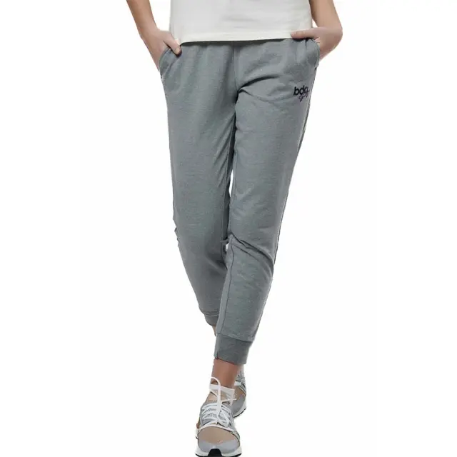Body Action Women's Essentials French Terry Pants Γκρι 021526-03 (Body Action) - Medium 2