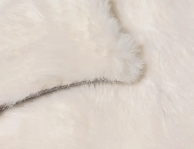 Κουβέρτα Mounty Douceur d'intérieur με εσωτερική επένδυση fleece και διαστάσεις 125x150cm - White 1612838 3