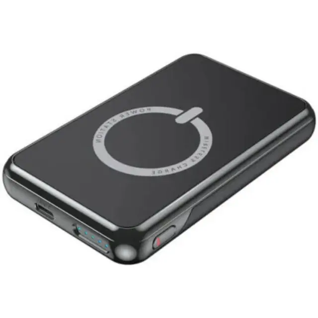 Awei P118K Power Bank 5000mAh Με Ασύρματη Μαγνητική Φόρτιση 15W & Οθόνη LED