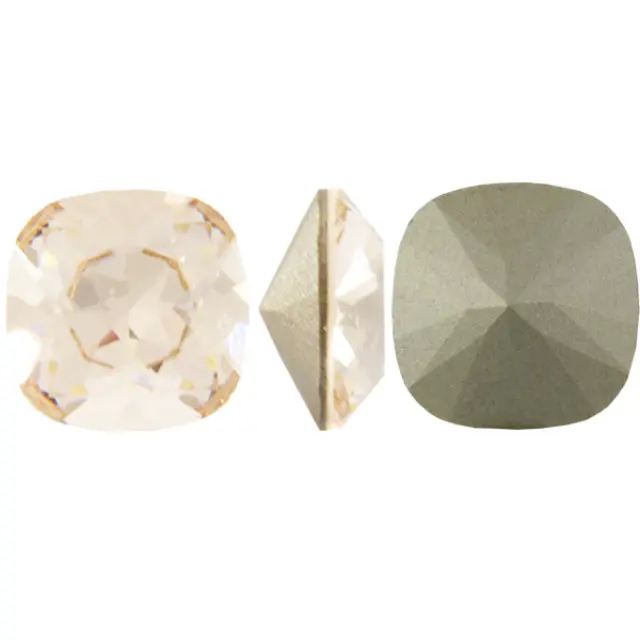 Swarovski 4470 Cushion Square Light Silk 10mm - 1τεμ