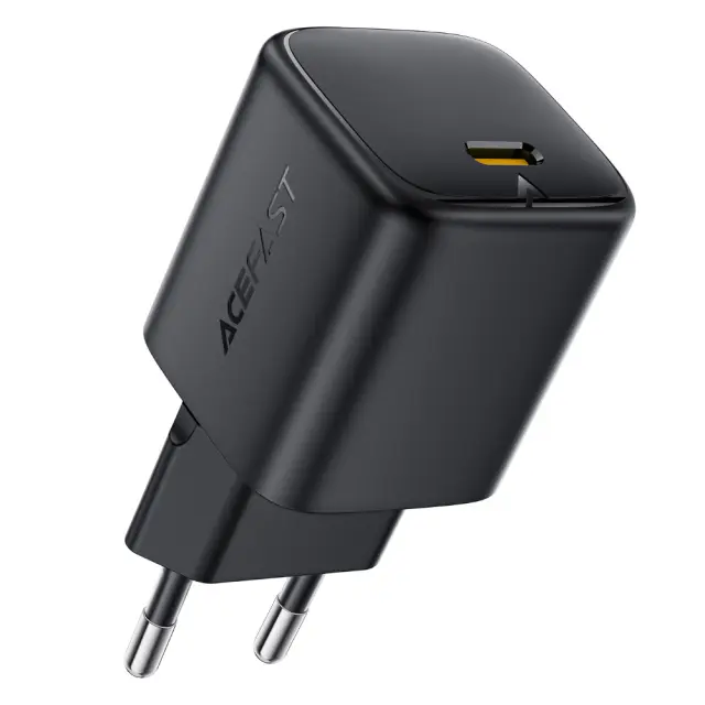Φορτιστής Ταξιδίου Acefast A134 Mini Fast Charging 1xUSB-C PD67W QC3.0 GaN Μαύρος