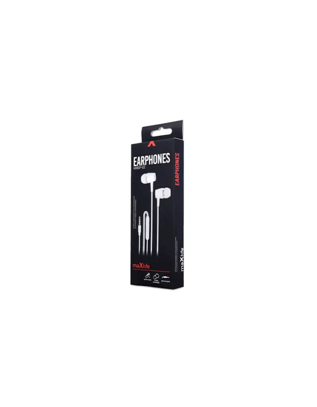 Maxlife wired earphones MXEP-02 white