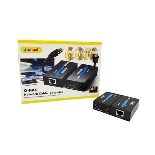 Andowl Μετατροπέας HDMI Extender Q-HD6 - Network Cable Extender 075947