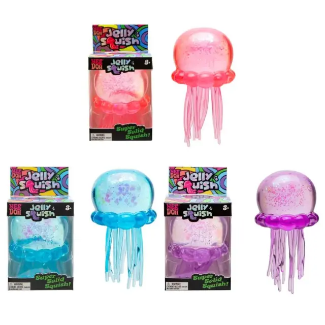 Μέδουσα Jelly Squishy Antistress OEM 4 Χρώματα