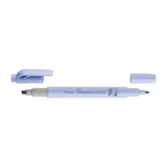 Pentel Illumina Μαρκαδόρος Υπογράμμισης 2πλής Όψεως Pastel Blue (SLW11P-CE)
