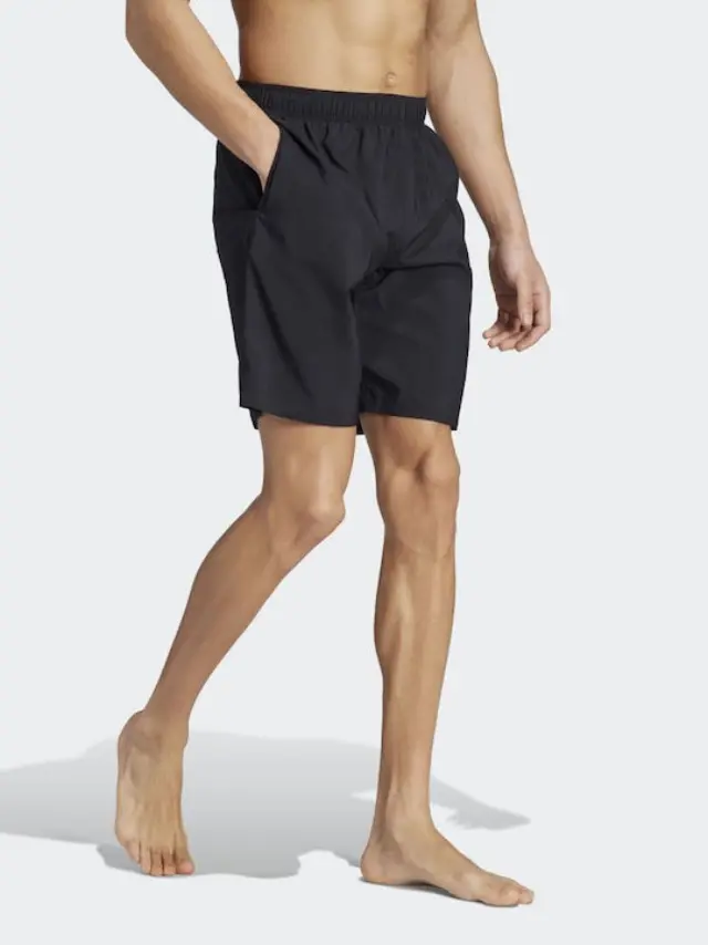 adidas Solid CLX Ανδρικό Μαγιό Σορτς Μαύρο - S 3