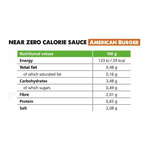 Forpro Near Zero Calorie Sauce American Burger, 375 ml 2