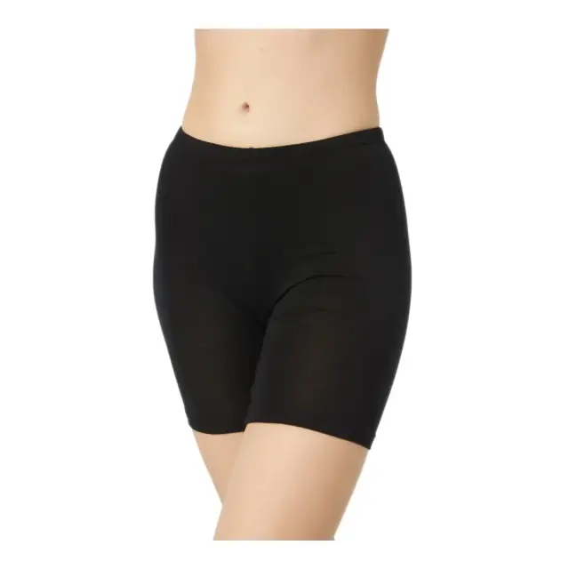 Cotton Touch Βαμβακερό Γυναικείο Boxer Shorts Minerva - Μαύρο - L