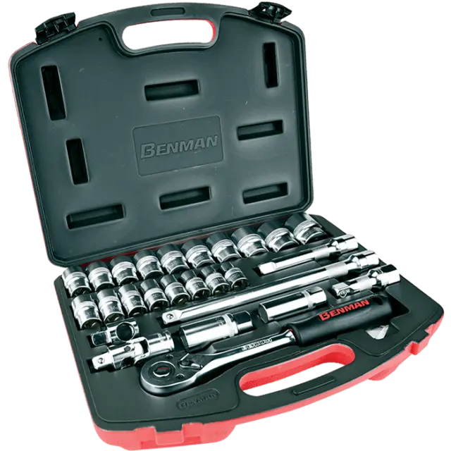 ΚΑΣΕΤΙΝΑ ΚΑΡΥΔΑΚΙΑ 1/2" 26ΤΕΜ BENMAN 70239
