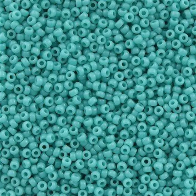 Χάντρα Miyuki Round Rocailles 15/0 - 412 - Opaque Turquoise Green ~10gr