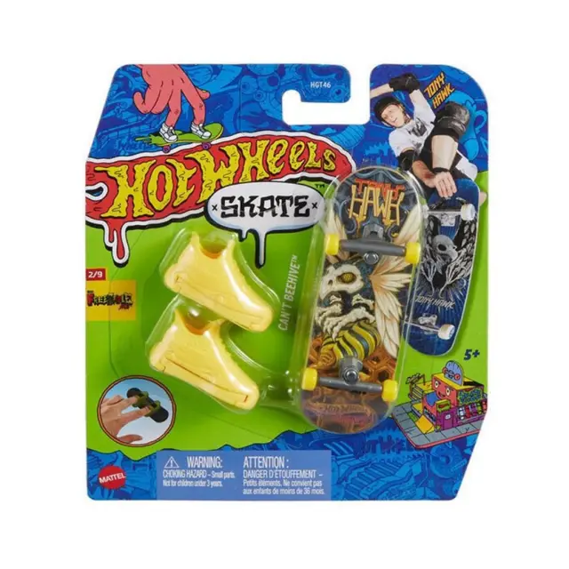 Hot Wheels Skate και παπούτσια Tony Hawk Freestyle - Can t Beehive (HVJ88)