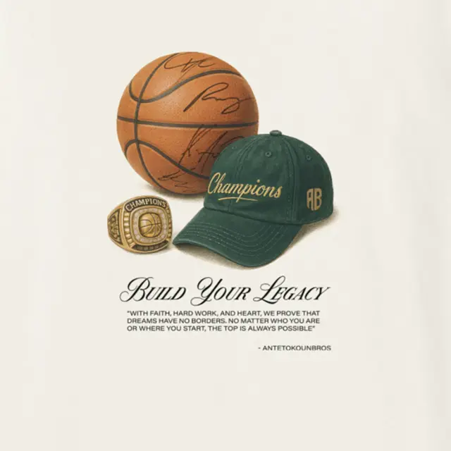 Antetokounbros Ab Legacy Tee T-Shirt K/M Off White APCD162U18 - 3XL 3