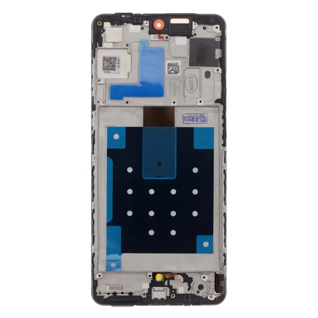 LCD display + Touch Unit + Front Cover for Samsung M556 Galaxy M55 5G Black 2
