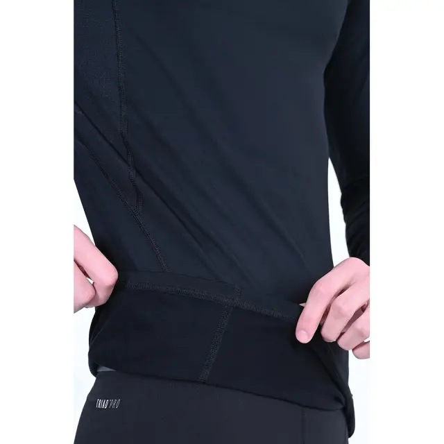 Magnetic North Heat Comporession ΙΣΟΘΕΡΜΙΚΗ ΜΑΚΡΥΜΑΝΙΚΗ ΜΠΛΟΥΖΑ (50039-Black) - Μαύρο 2