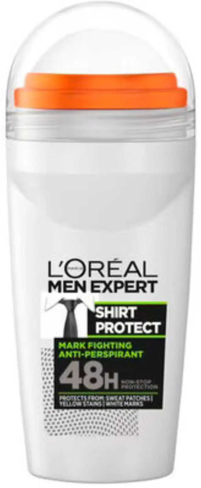 Men Expert Shirt Protect Roll-on, 48h anti-marks non stop protection 50ml