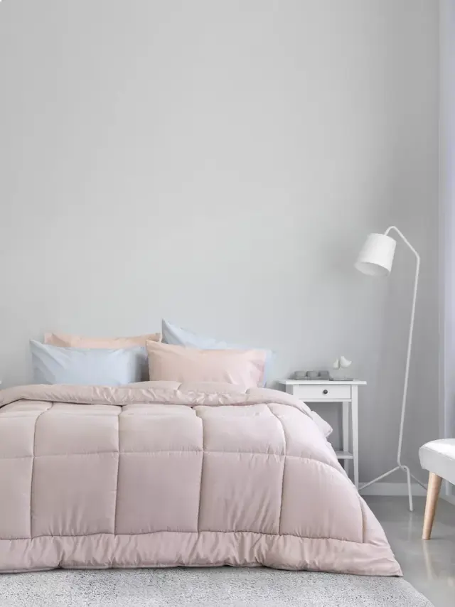 Πάπλωμα Abalone - Powder Pink Ροζ Υπέρδιπλo 220x240